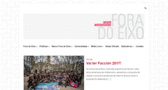Desktop Screenshot of foradoeixo.org.br